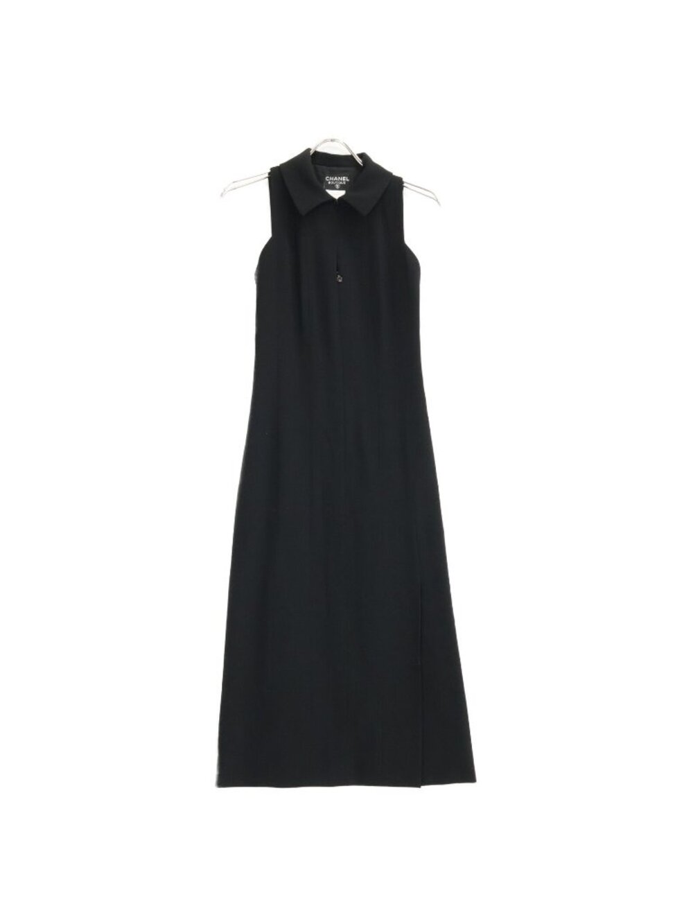Chanel Wool Sleeveless Long Dress 36